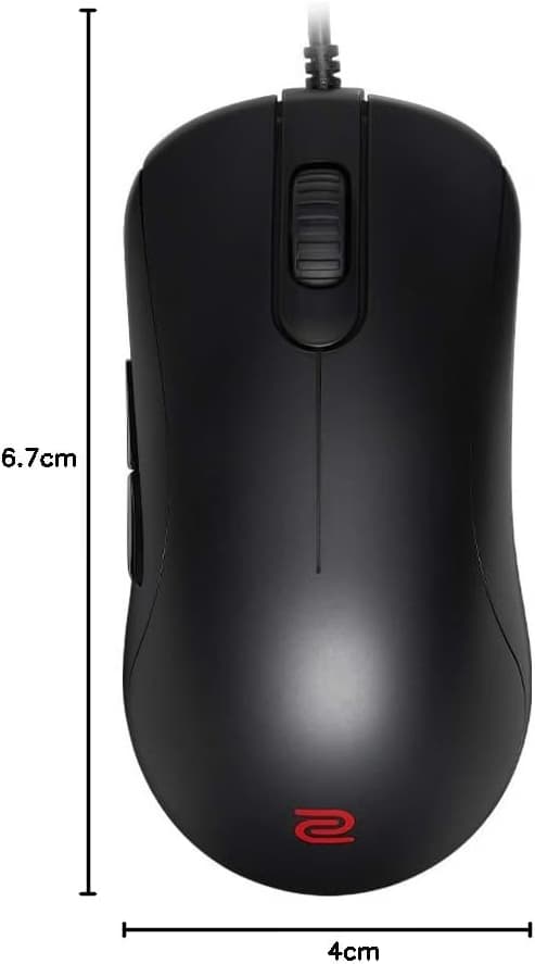 BenQ ZOWIE ZA13-B Souris de jeu pour esports (petit, design symétrique, édition noir mat)